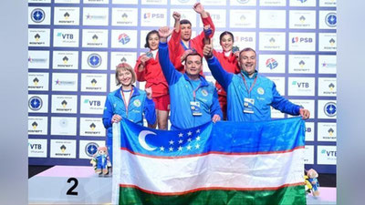 'O`zbek sambochi qizlari ilk bor jahon chempionatida oltin medallar qo`lga kiritishdi'ning rasmi