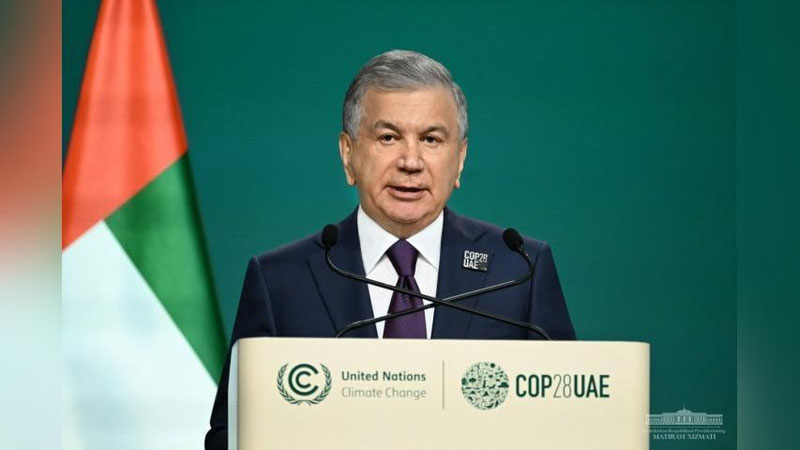 'Shavkat Mirziyoev iqlim sohasidagi global kun tartibi doirasida muhim tashabbuslarni ilgari surdi'ning rasmi