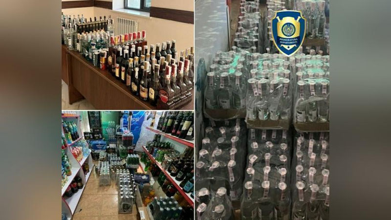'Ikki viloyatda qalbaki aksiz markali alkogollarni sotmoqchi bo`lganlar qo`lga tushdi'ning rasmi