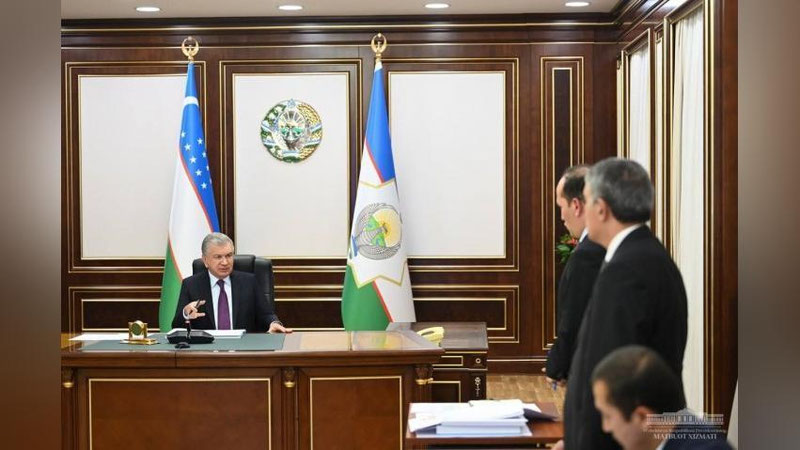 'Prezident suvdan foydalanish samaradorligini oshirishga qaratilgan takliflar taqdimoti bilan tanishdi'ning rasmi