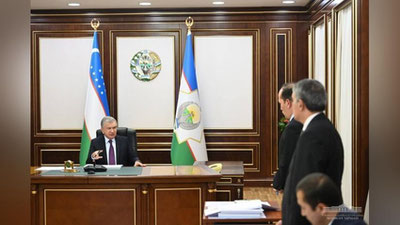 'Prezident suvdan foydalanish samaradorligini oshirishga qaratilgan takliflar taqdimoti bilan tanishdi'ning rasmi