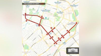 '“Men g`olib” ommaviy yugurish musobaqasi o`tkazilishi munosabati bilan Toshkentdagi ayrim ko`chalar yopildi'ning rasmi