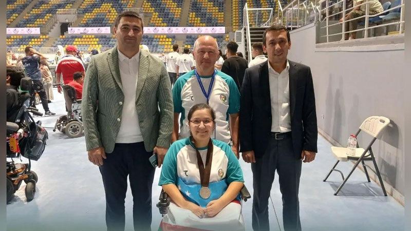 'Мунира Абдуллаева бочча бўйича халқаро мусобақада совриндор бўлган илк ўзбекистонлик пара спортчига айланди'ning rasmi