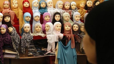 Image of 'In Tajikistan, women are advised not to wear the hijab.'