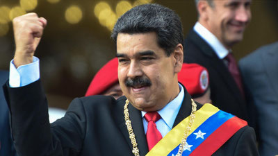 Image of 'In the presidential election in Venezuela, the incumbent president was victorious.'