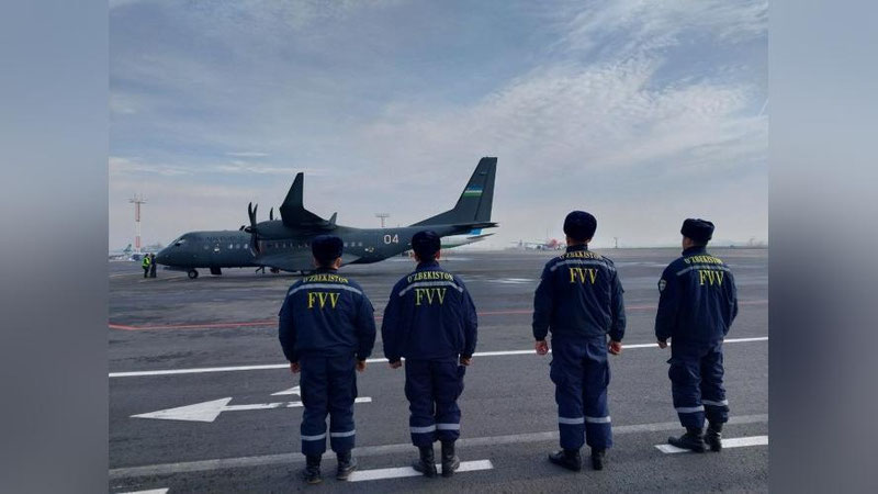 'Россиядаги аварияда ҳалок бўлганлар ва жабрланганларни Ўзбекистонга олиб келиш учун ФВВ махсус борти учиб кетди'ning rasmi