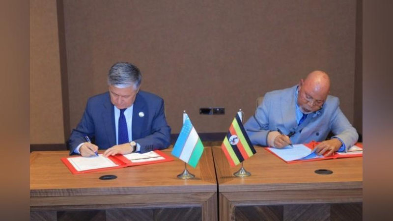 'O’zbekiston Uganda bilan diplomatik munosabatlar o`rnatdi'ning rasmi