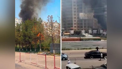 'Sergeli mashina bozori yaqinida yong`in sodir bo`ldi (video)'ning rasmi