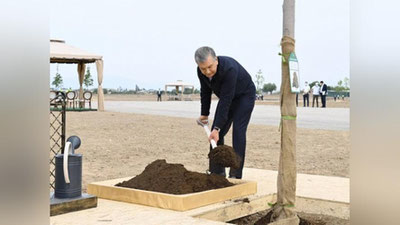 'Bugun Prezident bahorgi daraxt ekish tadbirida ishtirok etadi'ning rasmi