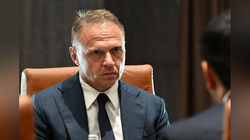 'Italiya qishloq xo`jaligi vaziri Samarqanddagi konferensiyaga etib keldi'ning rasmi