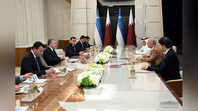 'Шавкат Мирзиёев “Al Mirqab Capital” холдинги раҳбарини қабул қилди'ning rasmi