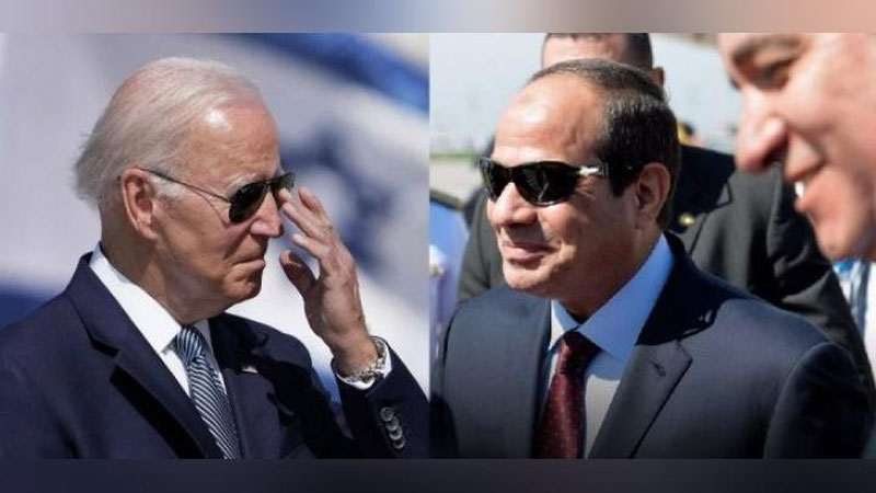 'AQSh va Misr prezidentlari G`azo sektoridagi vaziyatni muhokama qildi'ning rasmi