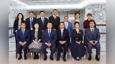 'Ijtimoiy himoya milliy agentligi delegasiyasi Xitoyda bo`ldi'ning rasmi