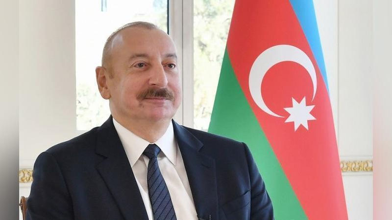'Биз доим Озарбойжонни ҳар қандай геосиёсий рақобатдан ҳимоя қилишни истардик ва бунга эришдик — Илҳом Алиев'ning rasmi