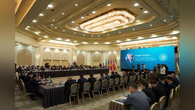 'Toshkentda Turkiy davlatlar tashkilotiga a`zo mamlakatlar vazirlik va idoralari matbuot kotiblari uchun qo`shma o`quv-seminari bo`lib o`tmoqda'ning rasmi