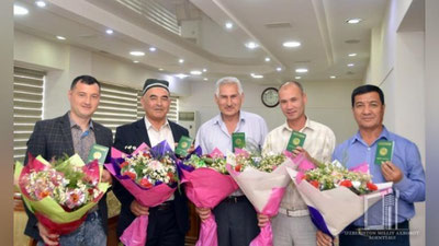 'Navoiyda 5 nafar yurtdoshimiz O`zbekiston fuqaroligiga qabul qilindi'ning rasmi