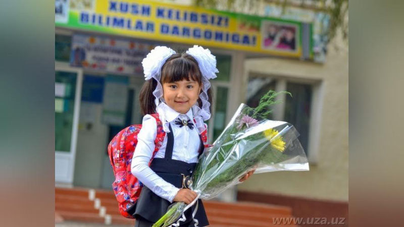 '​O`ZBEKISTONDA YaNGI O`QUV YILI 2 SENTYaBRDAN BOShLANADI'ning rasmi