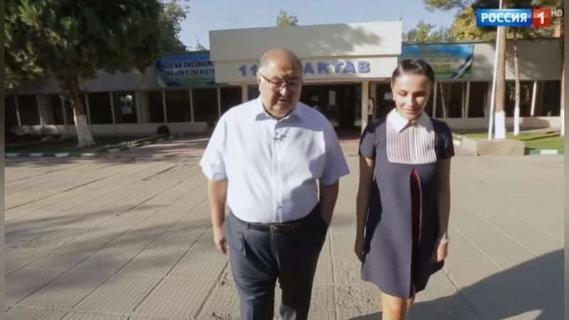 Изрображение 'АЛИШЕР УСМАНОВ ДАЛ ИНТЕРВЬЮ В ТАШКЕНТЕ РОССИЙСКОМУ ТЕЛЕКАНАЛУ (ВИДЕО)'