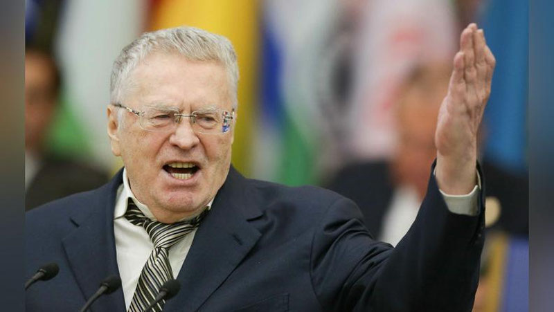 'ЖИРИНОВСКИЙ РОССИЯ ПРЕЗИДЕНТЛИГИГА БИРИНЧИ НОМЗОД БЎЛДИ'ning rasmi