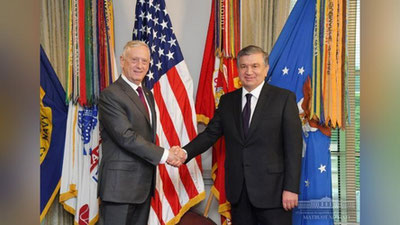 'Prezident Pentagonda muzokara o`tkazdi'ning rasmi