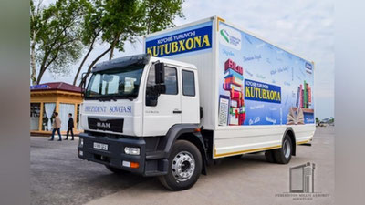 Изрображение 'ПО СЫРДАРЬИНСКОЙ ОБЛАСТИ БУДЕТ КУРСИРОВАТЬ БИБЛИОБУС (ФОТО)'