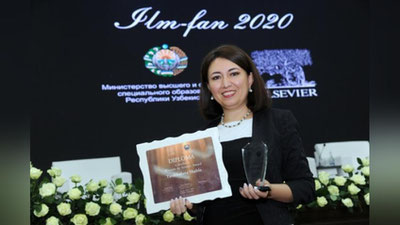 'O`zbek genetikasi bo`yicha tadqiqot olib borgan ayol yilning "Olima ayoli" bo`ldi'ning rasmi