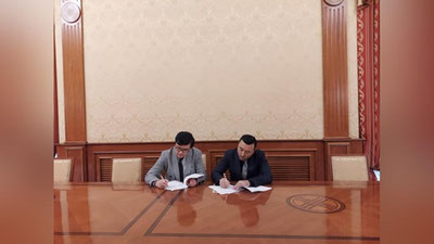 Изрображение 'ГАБТ имени Навои и театр "Астана Опера" подписали меморандум о сотрудничестве'