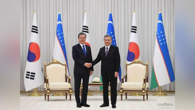 'Mun Chje In: O`zbekiston o`z taraqqiyotining yangi erasiga qadam qo`ymoqda'ning rasmi