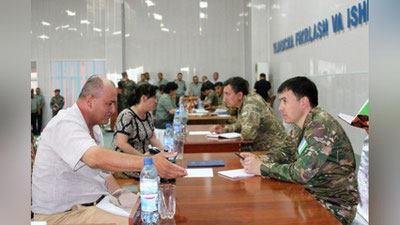 'Mudofaa vaziri o`rinbosarining navbatdagi sayyor qabuli Samarqand, Jizzax va Navoiy viloyatlarida o`tkaziladi'ning rasmi