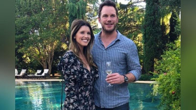 'Kris Pratt Shvarseneggerning qiziga uylanmoqda 'ning rasmi