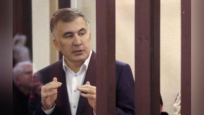 'Saakashvilining tibbiy tekshiruvlari uning tanasida margumush borligini ko`rsatdi'ning rasmi