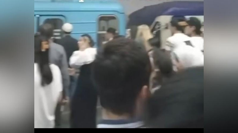 'Тошкент метросида поездлар тўқнашиб кетгани айтилмоқда (видео)'ning rasmi