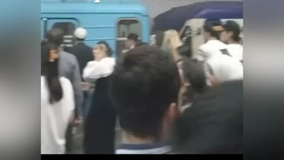'Тошкент метросида поездлар тўқнашиб кетгани айтилмоқда (видео)'ning rasmi