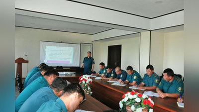 'Jizzax viloyati ichki ishlar organlari xodimlarining malakasi oshirilmoqda'ning rasmi