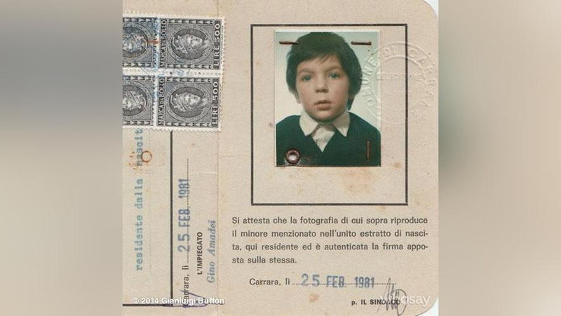 'AFSONAVIY JANLUIJI BUFFON BOLALIKDA'ning rasmi