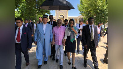 'Bangladesh Prezidenti: «Buyuk islom ulamolarining muqaddas zaminiga tashrifdan ulkan zavq olmoqdaman»'ning rasmi