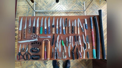 'Sovuq qurol sifatida foydalanish mumkin bo`lgan ashyolarni g`ilofsiz olib yurganlik uchun javobgarlik belgilanadi'ning rasmi