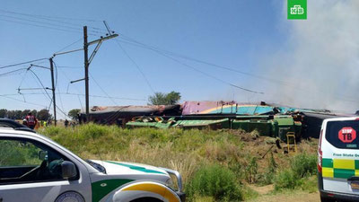 'JANUBIY AFRIKADA POEZD HALOKATGA UChRADI, QURBONLAR BOR'ning rasmi