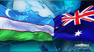 'Shavkat Mirziyoev Piter Kosgrouvni tabrikladi'ning rasmi