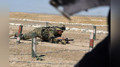 'Nukus poligonida jangda axloqiy-ruhiy ta`minotni tashkil etish namoyish etildi (foto)'ning rasmi