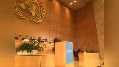 'Alisher Shadmonov Jahon sog`liqni saqlash assambleyasining 72-sessiyasida so`zga chiqdi'ning rasmi