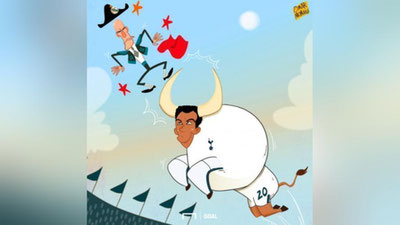 'ZIDAN OMAR MOMANI KARIKATURASIDA'ning rasmi