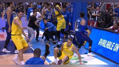 'Basketbol matchi mushtlashuv bilan tugadi (Video)'ning rasmi