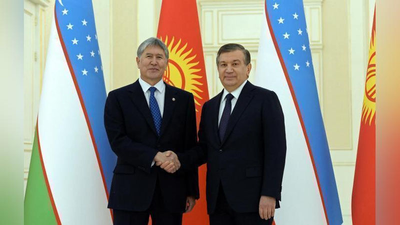 '​ShAVKAT MIRZIYoEV QIRG`IZISTON PREZIDENTINI TUG`ILGAN KUNI BILAN MUBORAKBOD ETDI 'ning rasmi