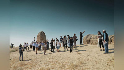 'Buxoroda bo`lib o`tgan info-tour doirasida qadim Poykent zaminiga tashrif buyurildi'ning rasmi