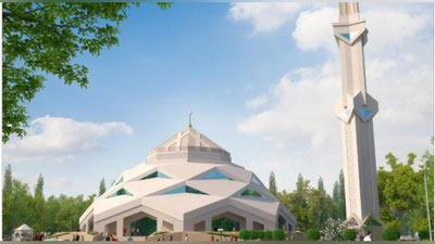 'ОСТОНАДА ГУЛ ШАКЛИДА МАСЖИД ҚЎРИЛМОҚДА (ФОТО)'ning rasmi