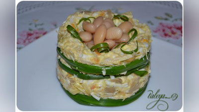 Изрображение 'РЕЦЕПТ ДНЯ: САЛАТ "ГНЕЗДО ГЛУХАРЯ"'