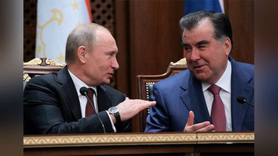 'Putin Emomali Rahmonni taqdirladi'ning rasmi