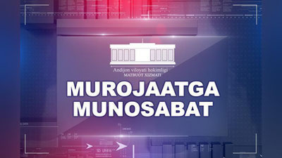 '"Коронавирус кучаймоқда, аммо бизга ҳали ҳам махсус кийим берилмади” сарлавҳали мурожаатга Андижон вилоят ҳокимлиги расмий муносабат билдирди'ning rasmi