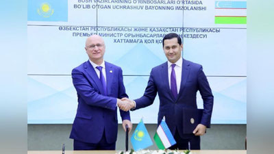 Изрображение 'Вице-премьер Казахстана Роман Скляр посетил Узбекистан (фото)'